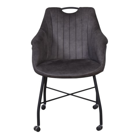 Armstoel Metric Antraciet