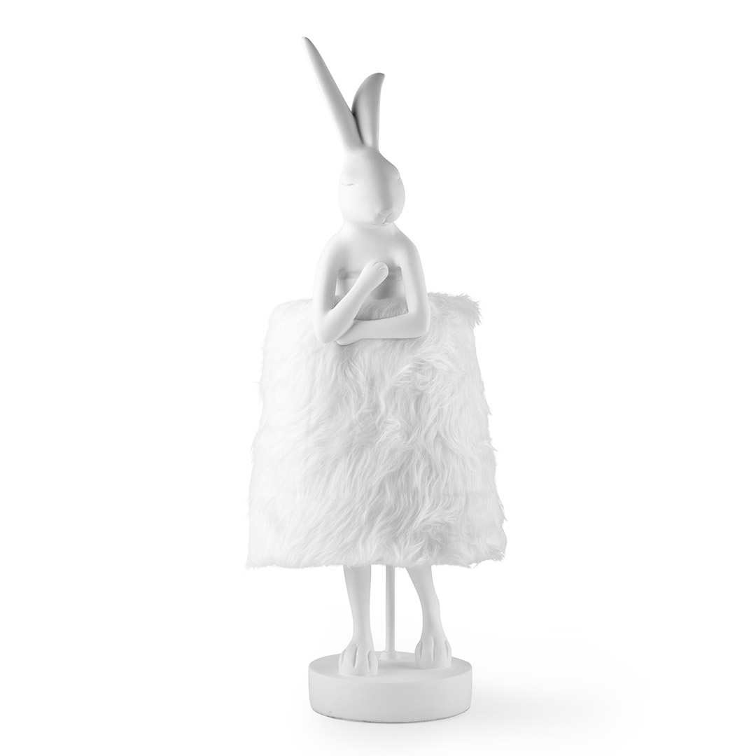 Feelings Tafellamp Rabbit Wit/Zilver