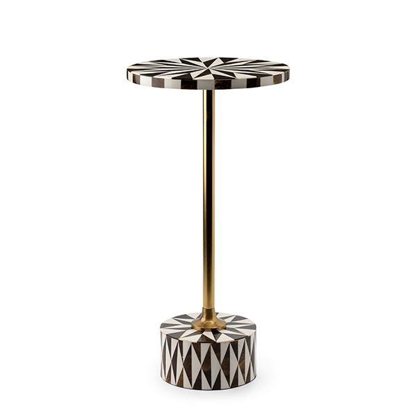 Feelings Bijzettafel Domero Zwart Wit