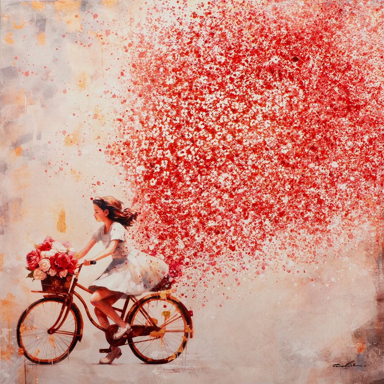 Wanddecoratie Flowers In The Air