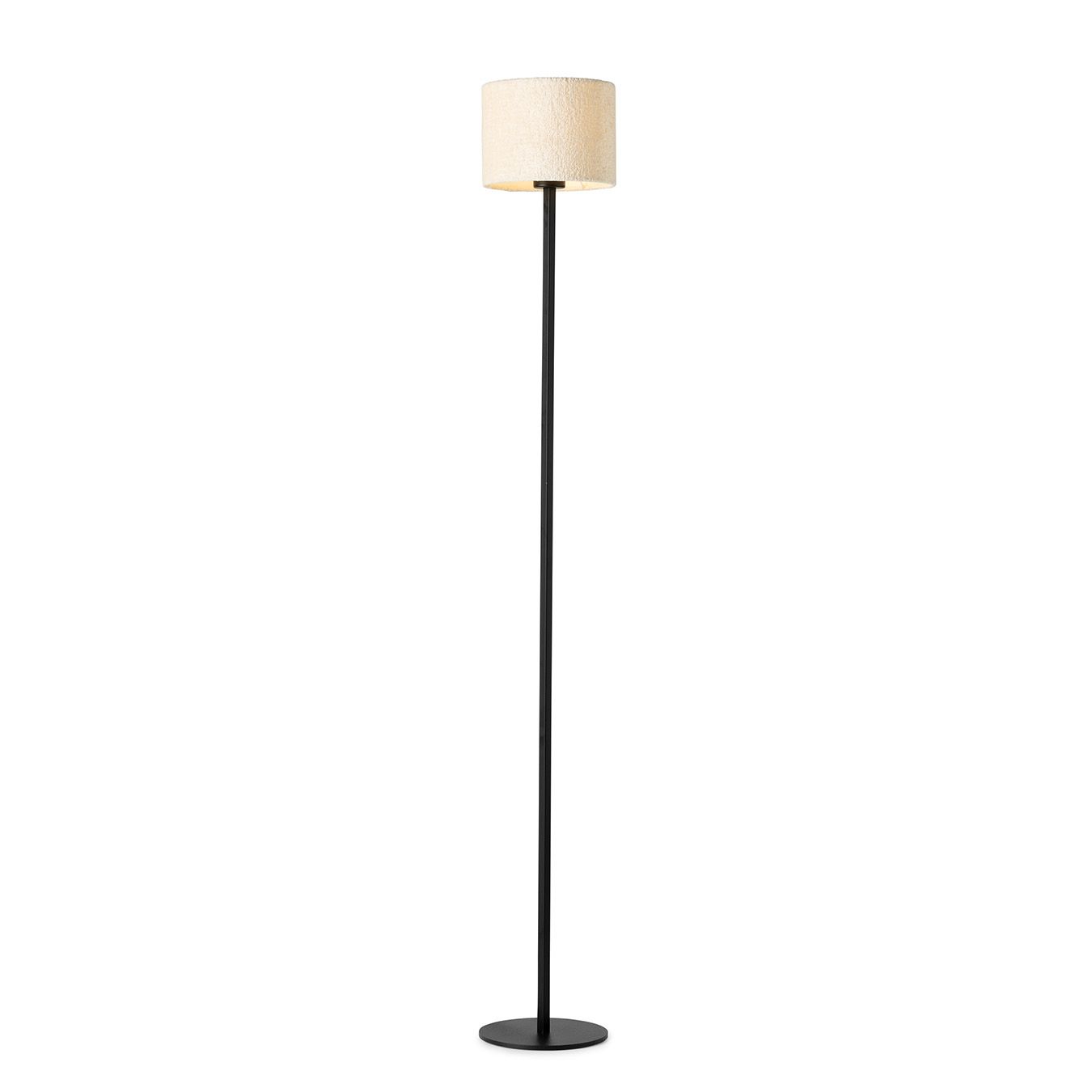 Feelings Vloerlamp Venus 1-lichts zwart-ecru