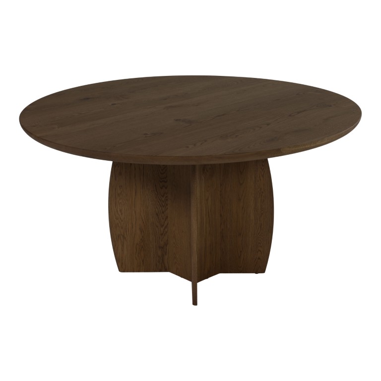 Dyyk Tafel Eiken Rond Tabacco Light